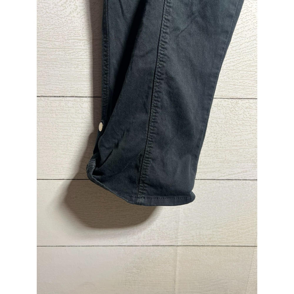 White House Black Market WHBM 32x27 Pret-A-Pedi Pant Women 10 Mid Rise Roll Tab - Picture 10 of 11